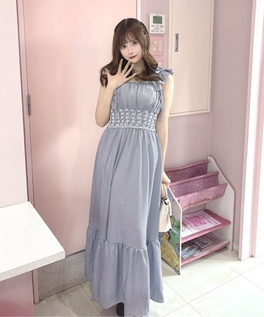 ２wayロングキャミワンピース