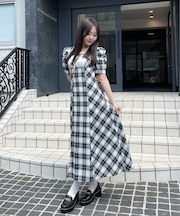 レイヤードロングワンピース