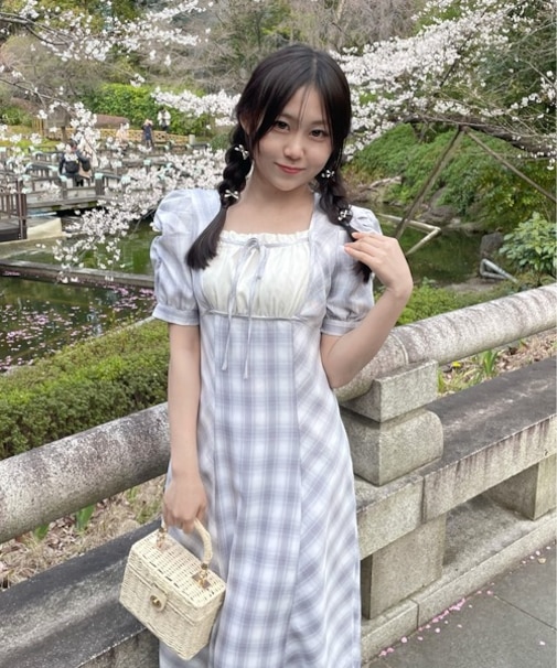 レイヤードロングワンピース