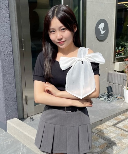 スクエアビックリボントップス