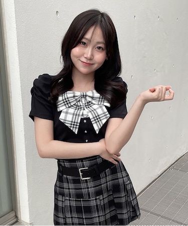 リボンレイヤードトップス