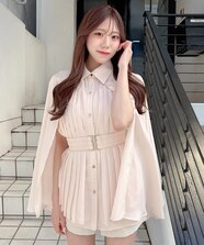 ケーププリーツシャツ｜ワンウェイの通販｜&mall（アンドモール）三井