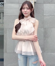 ウエストマークアメスリブラウス