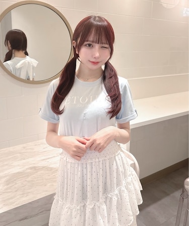 バックリボンTシャツ