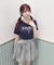 バックリボンTシャツ
