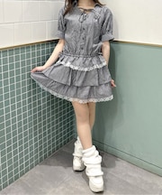 ティアードシャツワンピース