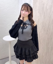 フェザーボレロアンサンブルカーデ