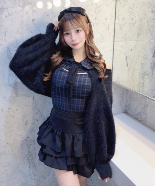 フェザーボレロアンサンブルカーデ