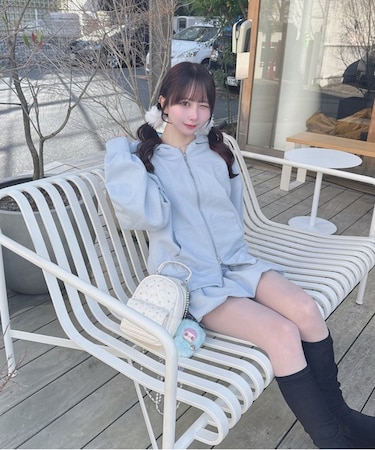 サイドリボンバルーンスカート