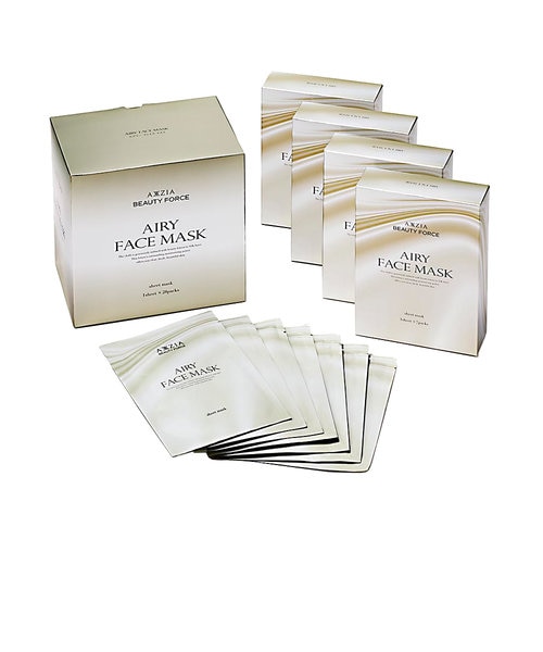 アクシージア ビューティーフォース エアリー フェイスマスク 28枚 ビューティーフォース エアリー フェイス マスク 28枚入｜アクシージア