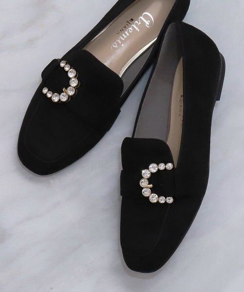 ☆DIANA ビジューバックルローファー アルテミスバイダイアナ 厚底