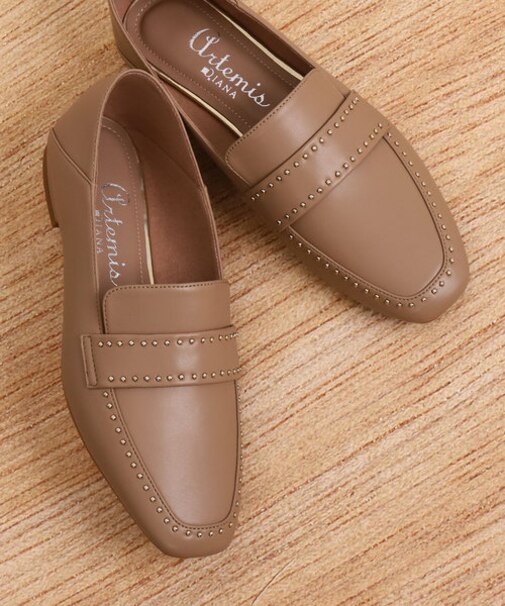 スタッズデザイン2WAYローファー