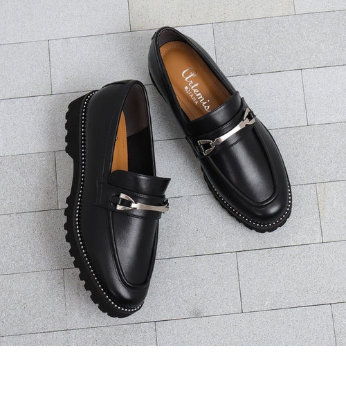 【新品】Artemis By Diana ボールチェーンデザイン厚底ローファー ボールチェーンデザイン厚底ビットローファー｜アルテミスバイダイアナ