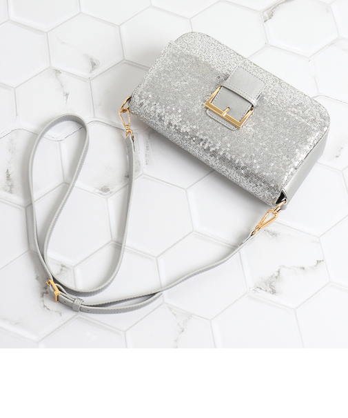 ストラップ付属3WAYスパンコールミニショルダーバッグ