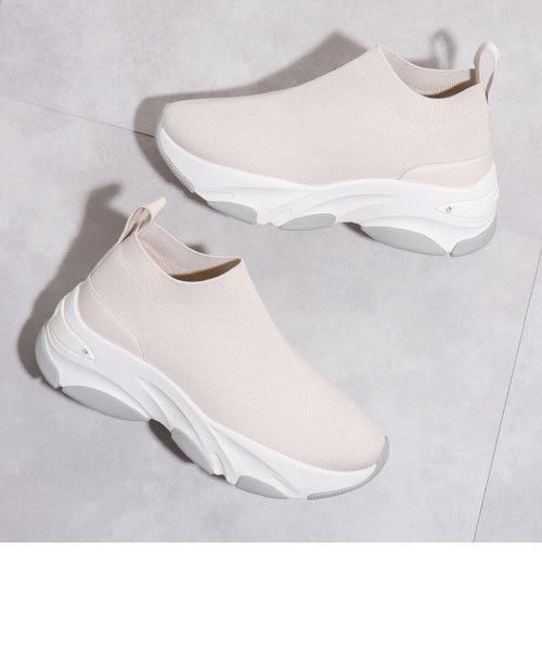 撥水加工】軽量厚底ニットソックススニーカー｜アルテミスバイ