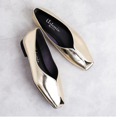 【片足150g】軽量オープントゥフラットシューズ