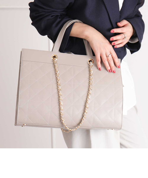 A4対応】2WAYハンドルキルティングトートバッグ｜アルテミスバイ