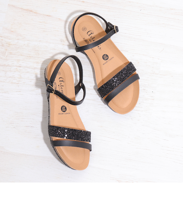 【PLAKTON】別注アンクルストラップサンダル