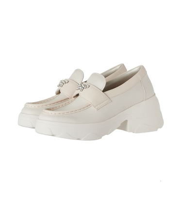 【軽量】スニーカーソール厚底ローファー