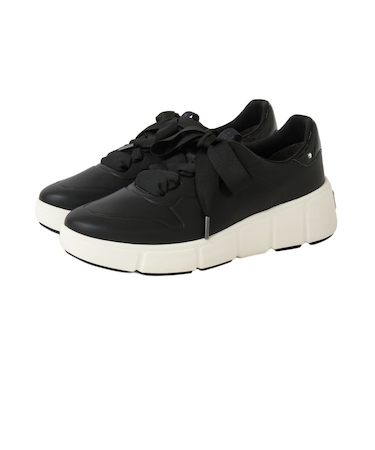 【軽量】ビジュー付きリボンスニーカー