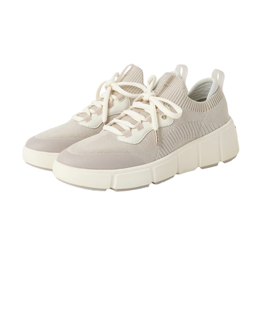 【軽量・撥水加工】ビジュー付きニットスニーカー