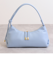 ダブルファスナー ワンハンドルバッグ