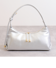 ダブルファスナー ワンハンドルバッグ