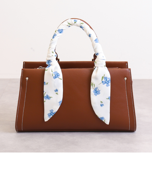 ショルダーベルト付属 2WAYスカーフリボンバッグ