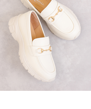 軽量厚底　スニーカーソールビットローファー