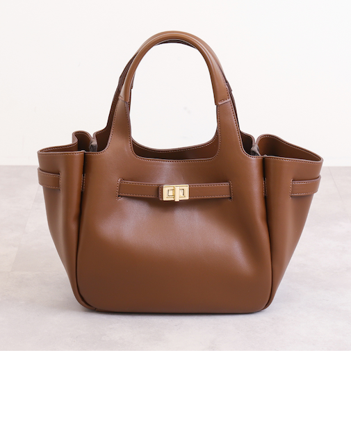 ショルダーベルト付属2WAY　ベルトデザインミニトート