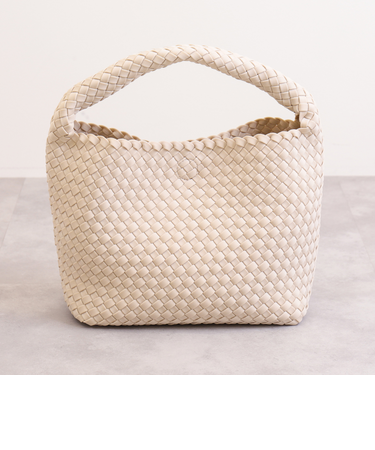 インナーポーチ付属ナイロンメッシュワンハンドルバッグ