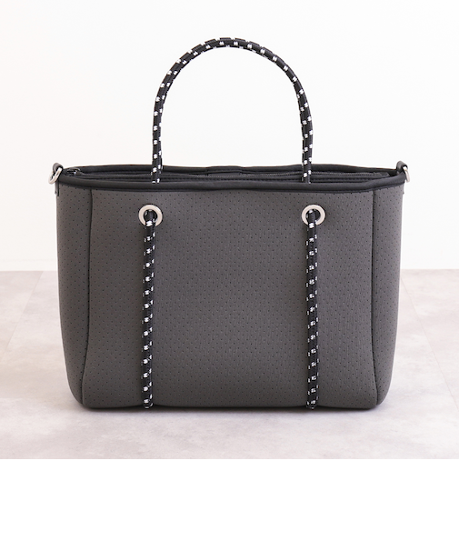 ポーチ付き　ショルダーベルト付属2WAYネオプレントートバッグ