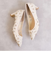 シアージョーゼット　ポインテッドトゥパンプス