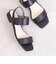 ゴムストラップフラットサンダル