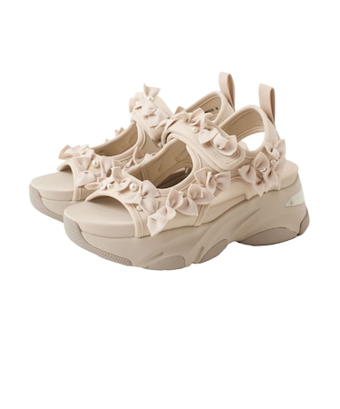 ニットプチリボン付き ネオプレンスポサン