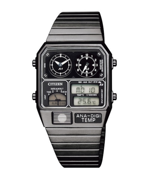 CITIZEN レコードレーベル ANA-DIGI TEMP アナデジテンプ JG2105-93E<br>シチズン