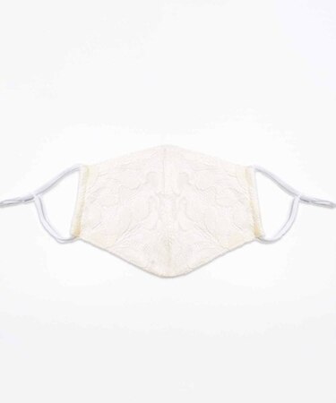 総レース布マスク【結婚式】【パーティー】【フォーマル】【セレモニー】