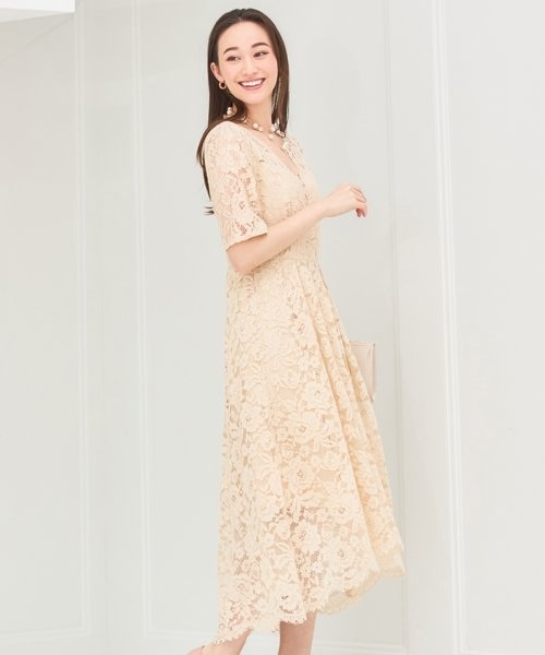 DRESS STARフィッシュテール レースワンピース パーティードレスXXL DRESS STAR パーティードレス 結婚式 ワンピース フィッシュ