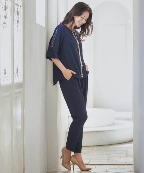 パンツドレス セットアップ パーティー ドレス　結婚式