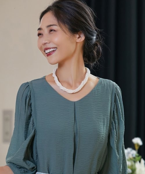 Toile トワル　小粒パール ショートネックレス 4CACrSauNChmrPtXQJmNjE4m4XhyMU