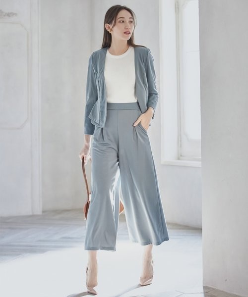 専用❁GIOVANNI CLASSICO　ウォッシャブルスーツ　セレモニー日本製 セットアップ スーツ ウォッシャブル ジャケット ワイドパンツ