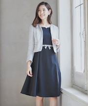 フォーマル レディースフォーマル ワンピース ジャケット 2点セット セットアップ 入学式 卒業式　結婚式