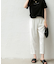 ロングシーズン対応ウエストゴムイージークロップドパンツ