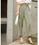 ロングシーズン対応ウエストゴムイージークロップドパンツ