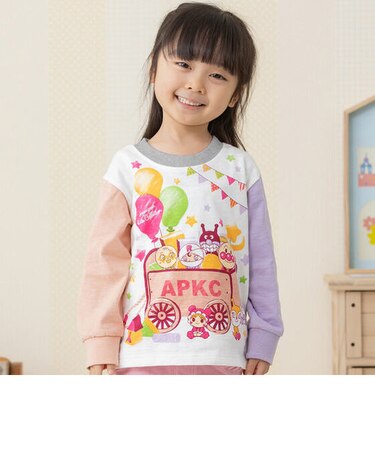 マスコット柄長袖Tシャツ