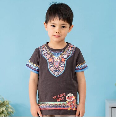 エスニックプリントTシャツ