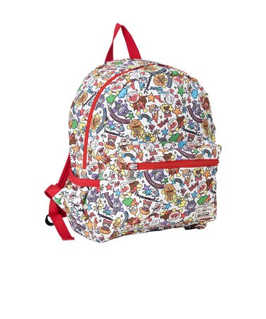 落書き総柄リュック【11L】