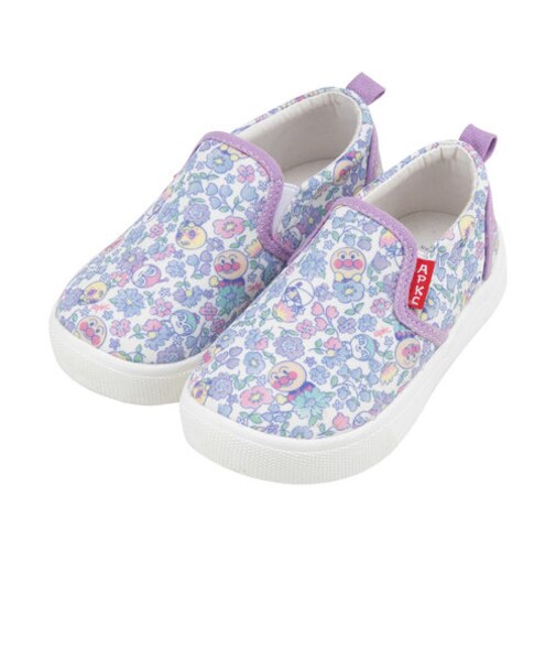 小花総柄スリッポン