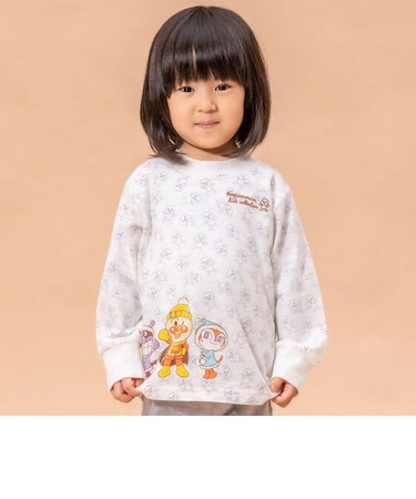 ユキダルマン柄長袖Tシャツ