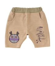 だだんだんアップリケデニムニットパンツ